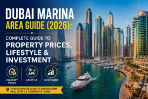 Dubai Marina Area Guide (2026): Complete Guide to Property Prices, Lifestyle & Investment 1 Dubai Marina Area Guide Feature image